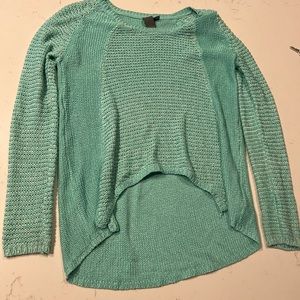 Cute teal sweater!